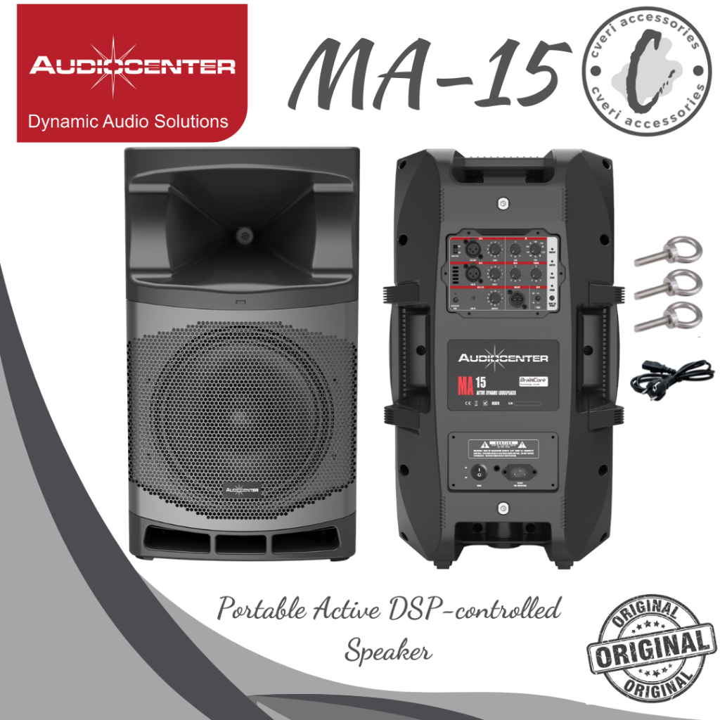 Audiocenter MA15 Speaker Aktif  15 iNCH With Bluetooth Original Audio Center MA-15