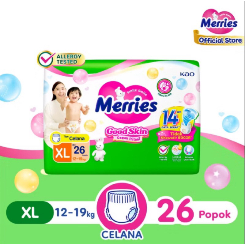Merries Pants Good Skin XL Isi 26