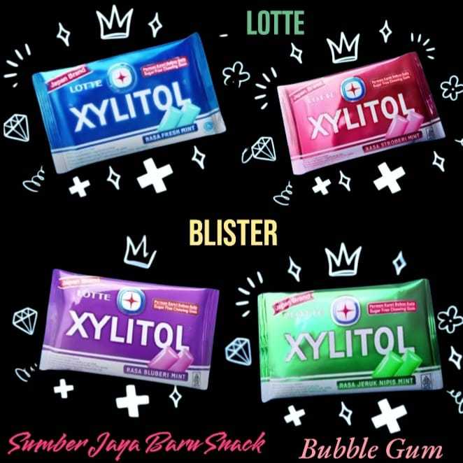 

Xylitol Blister Permen Karet Bebas Gula | Isi 10 Strips x 6 Butir | Lotte