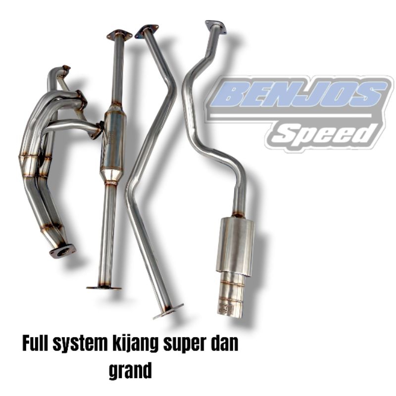 Knalpot Fullsystem Mobil Kijang Super Kijang grand