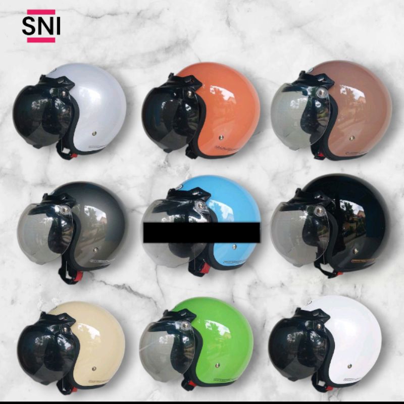 Helm Bogo Anak helem buat umur 4 5 6 7 8 9 10 tahun helem anak tanggung polos helem murah