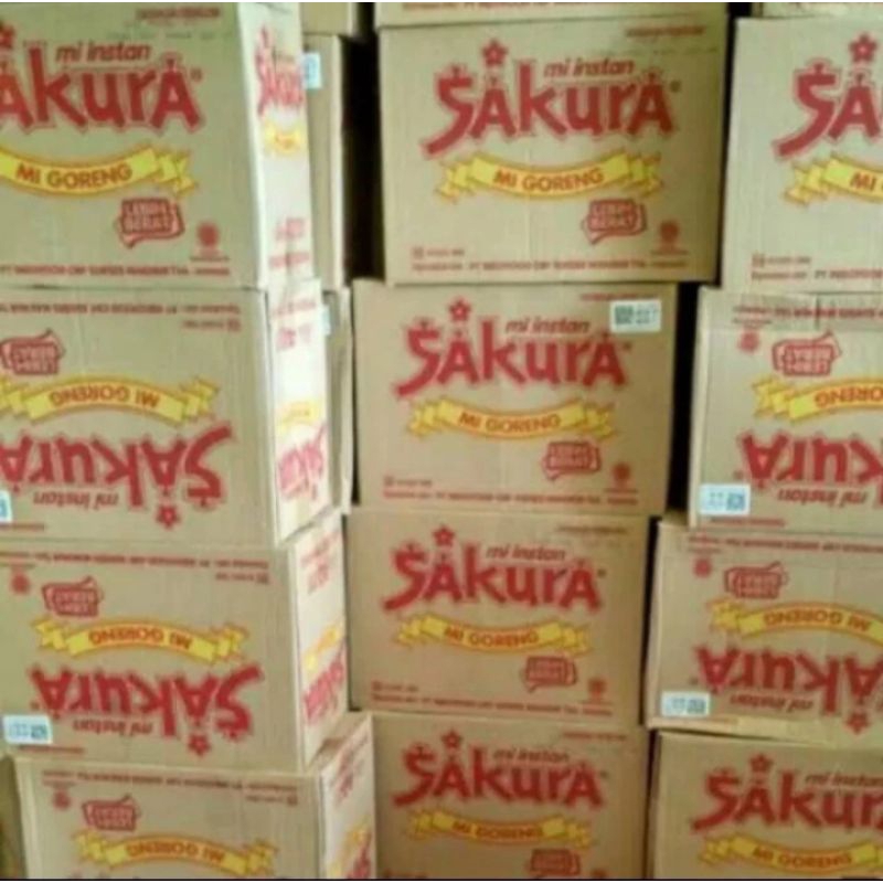 

Mie Sakura Mie Goreng Instant- 1 Dus isi 40