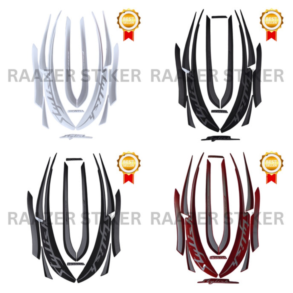 Stiker Standar Honda Scoopy Staylish 2019 Scoopy Staylish 2019 Striping Standar Scoopy Staylish 2019