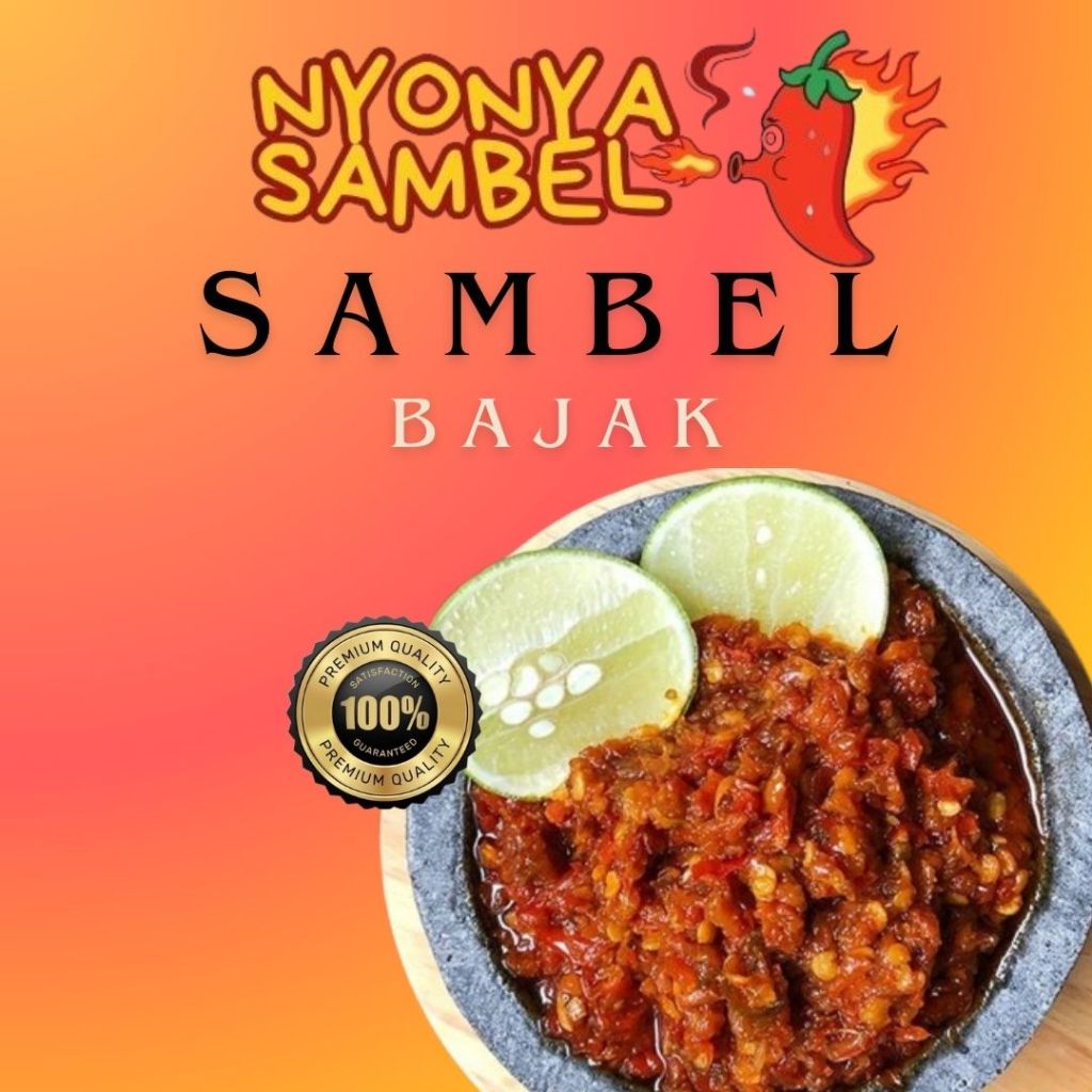 

SAMBEL BAJAK NYONYA SAMBEL UKURAN 50gr, 150gr, dan 250gr
