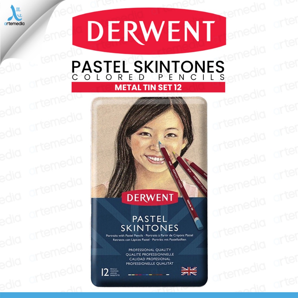 

Derwent Pastel Skintone Color Pencil Set 12