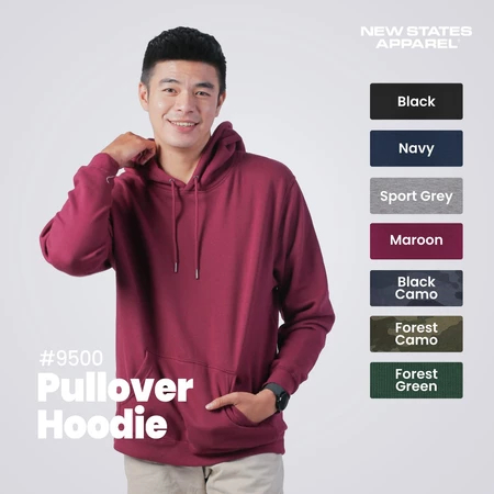 Jaket Polos Hoodie New States Apparel 9500