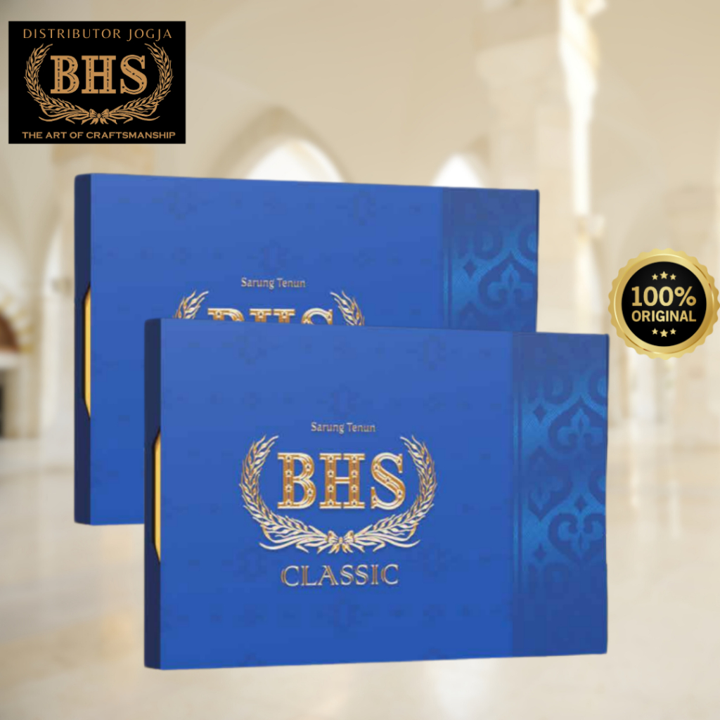 SARUNG BHS CLASSIC GOLD MOTIF C44 DKA SARUNG GROSIR JOGJA