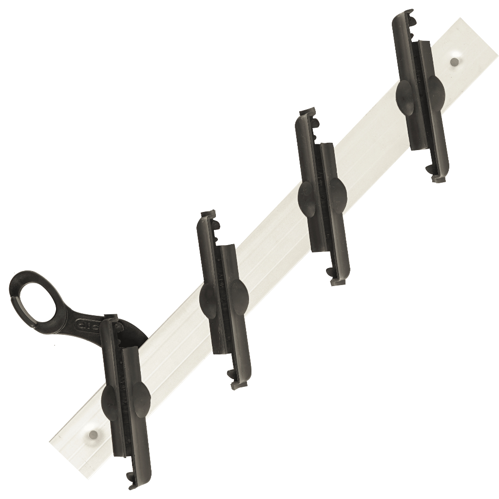 Nako Dicky Premium - 4 inch - 3 daun - Powder Coating (Hitam/Putih)