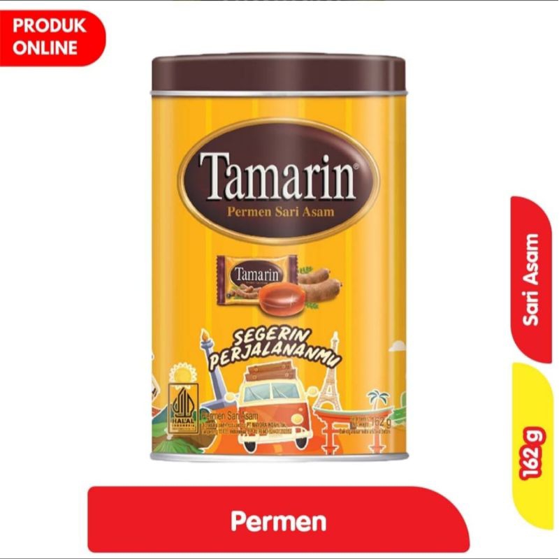 

Tamarin Permen Sari Asam Kaleng 162 gr