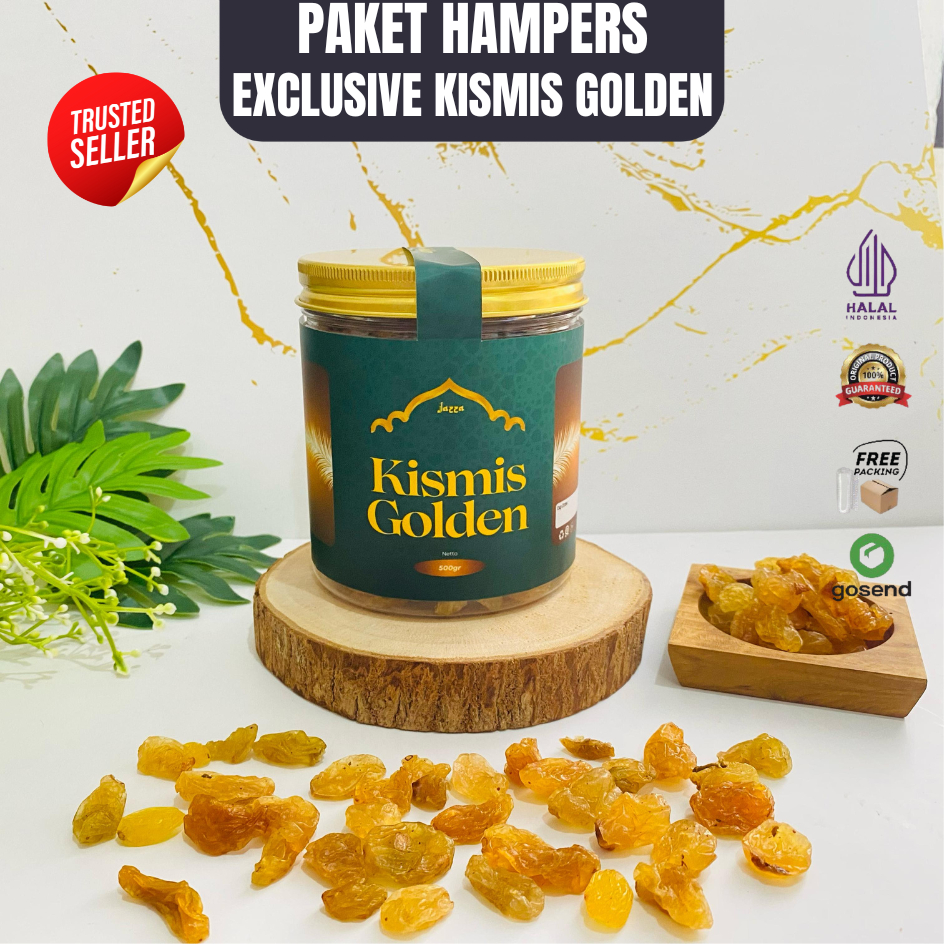 

Paket Hampers Toples Tabung Premium Original 100% Khas Arab Kismis Golden Oleh-Oleh Haji dan Umroh
