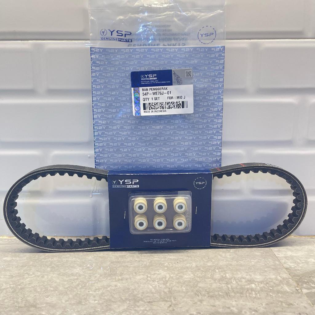 YSP-R6 (1 SET) VANBELT ASSY + ROLLER (54P)  MIO J / FINO FI / MIO GT / X RIDE ORIGINAL MITSUBOSHI