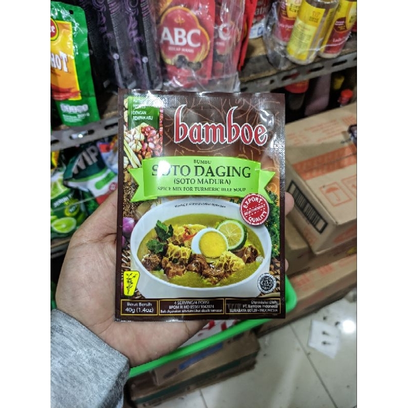 

Bumbu Instan Rasa Soto Daging Cap Bamboe Masak Masakan Dapur