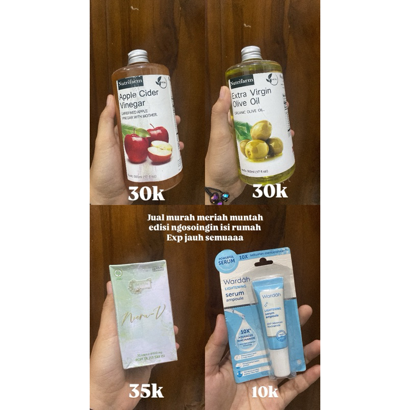 

nutrifarm cuka apel & minyak zaitun, noera v
