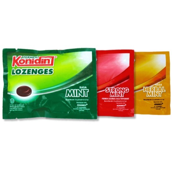 

PERMEN MINT KONIDIN LOZENGES - MELEGAKAN RONGGA MULUT DAN TENGGOROKAN