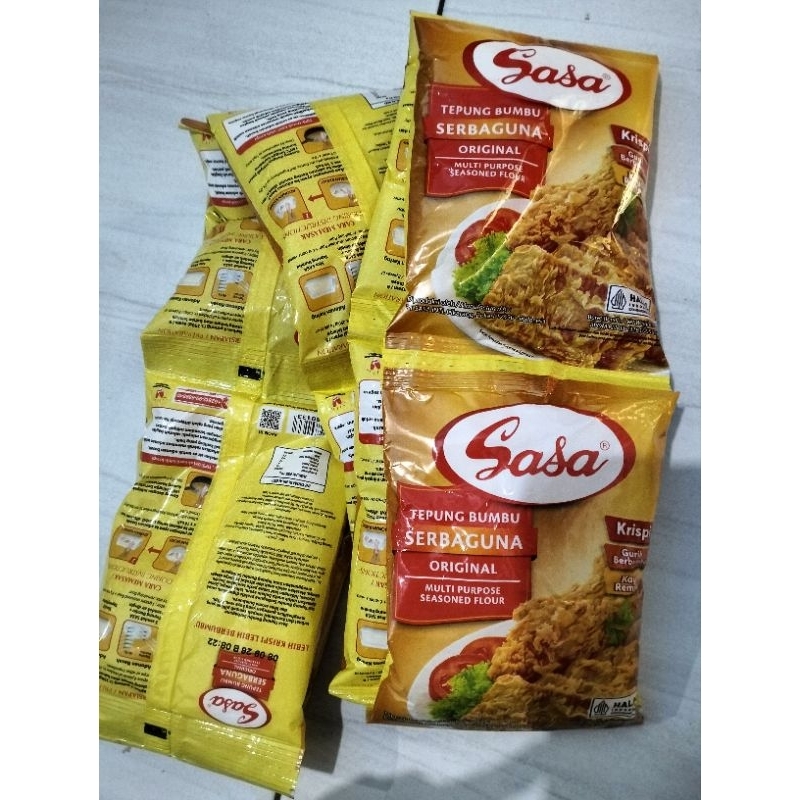 

SASA Tepung Bumbu SERBAGUNA Original 1renceng isi 10pcs @90gr