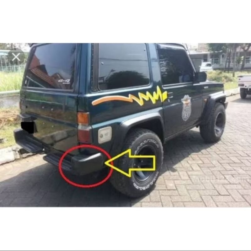 Kuping Corner Tanduk Bumper Belakang Taft GT Feroza Hiline Termurah Berkualitas