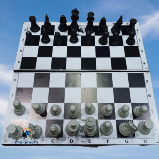 catur pion plastik catur papan kayu size L