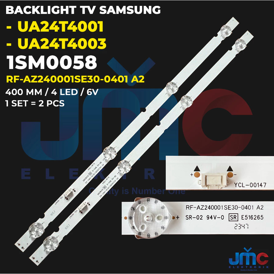 BACKLIGHT TV LED SAMSUNG 24 INCH 24T4001 24T4003 UA24T4001 UA24T4003 UA24T4001AK UA24T4003AK