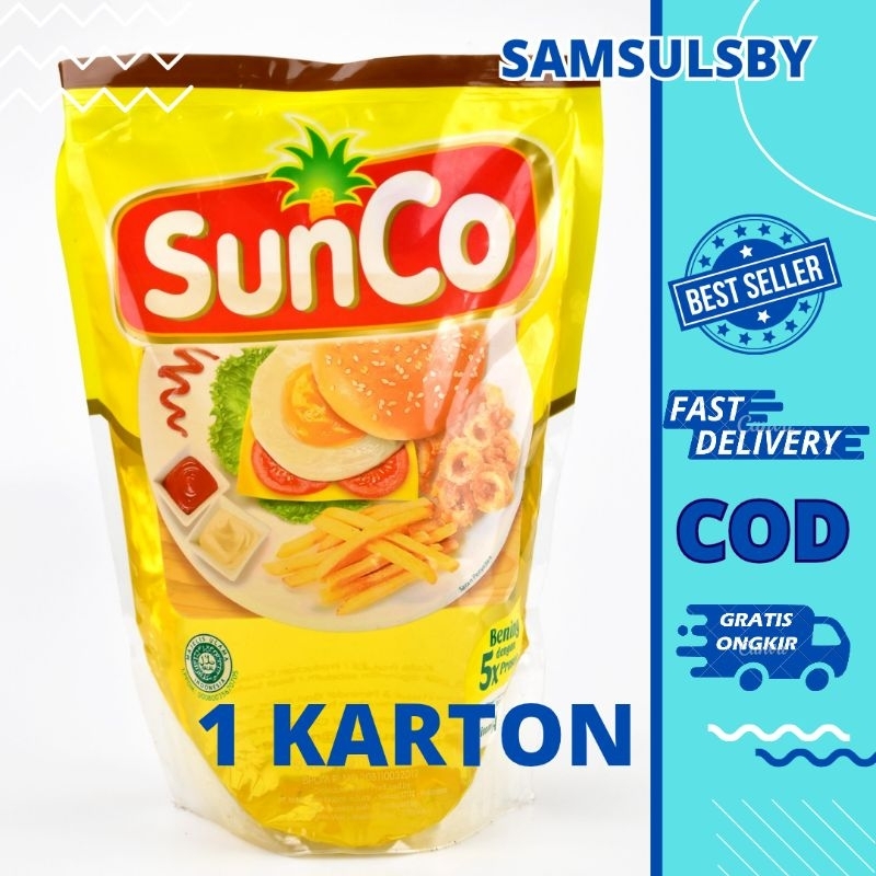 

SUNCO minyak goreng 1karton (2Lx6pcs)