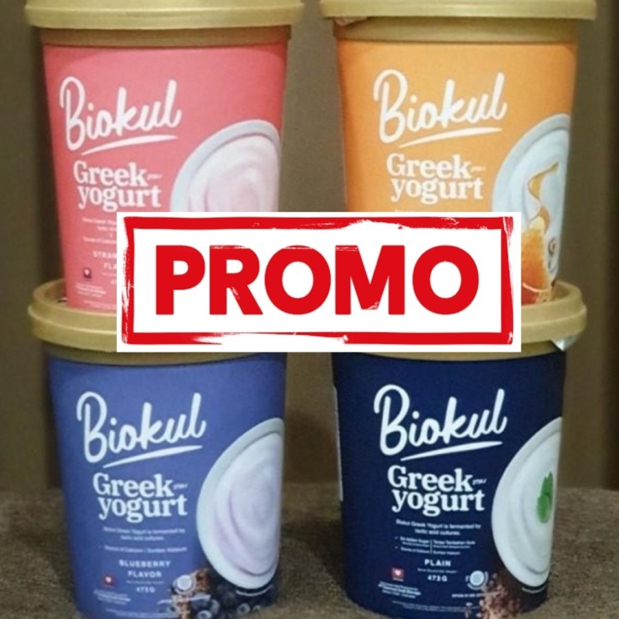 

Yogurt Greek BIOKUL 473gr Plain / Strawberry / Blueberry / Honey