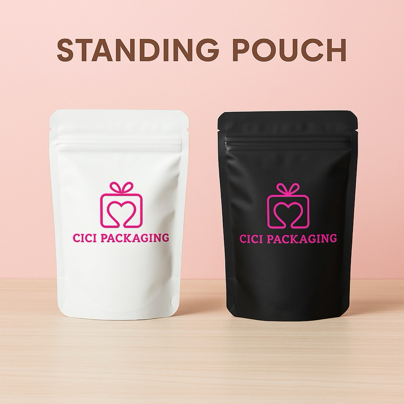 

standing pouch 10x15 cm non window plastik klip varian satuan
