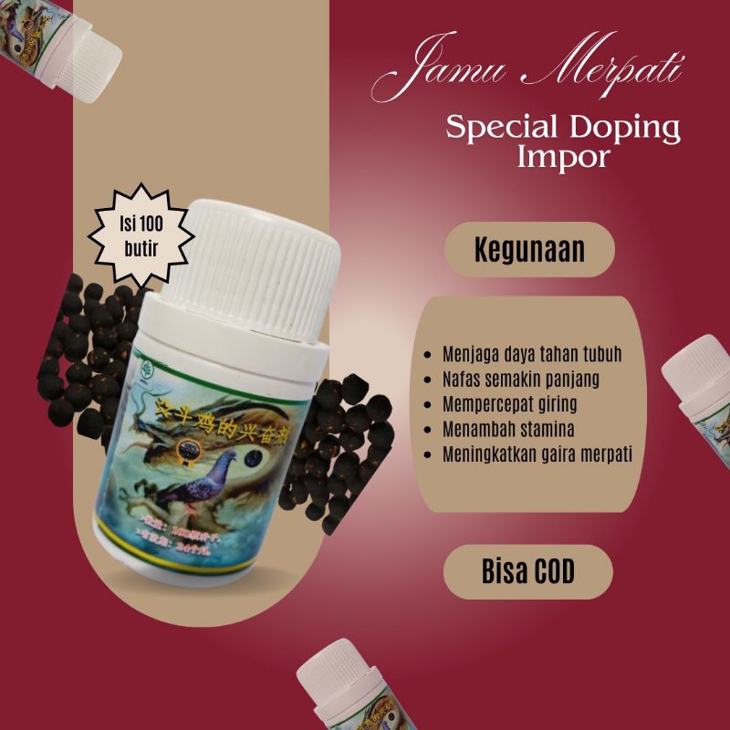 

Jamu Merpati " Special Doping Impor