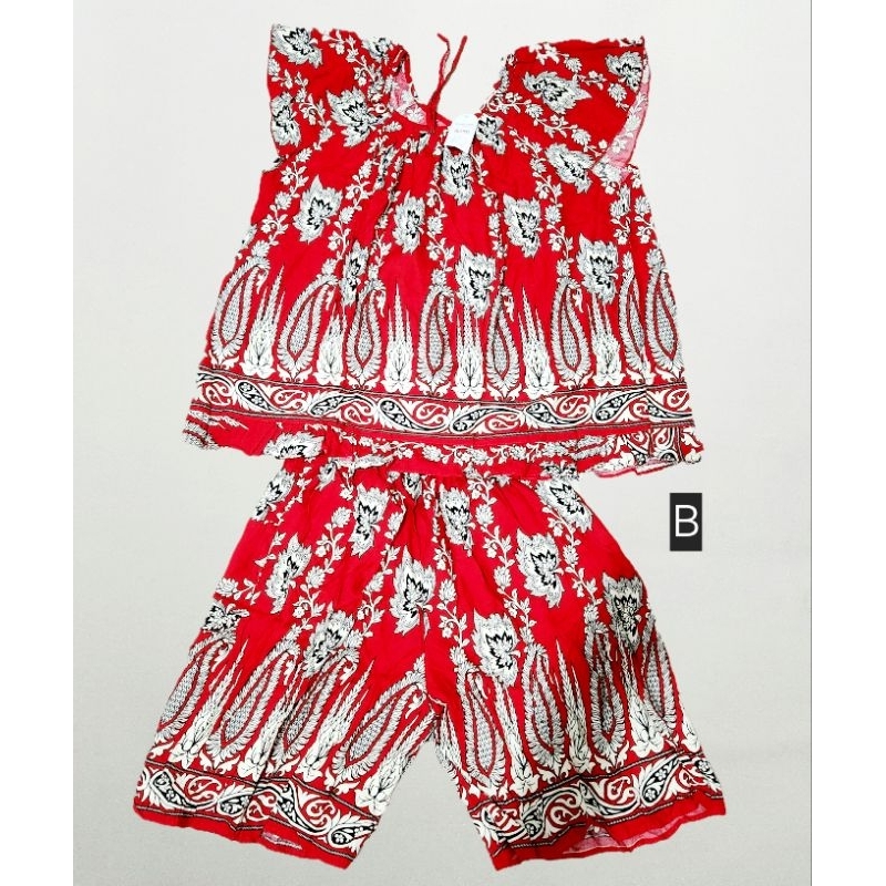 Setelan Tidur Asli Gajah Putih Jumbo bahan Rayon