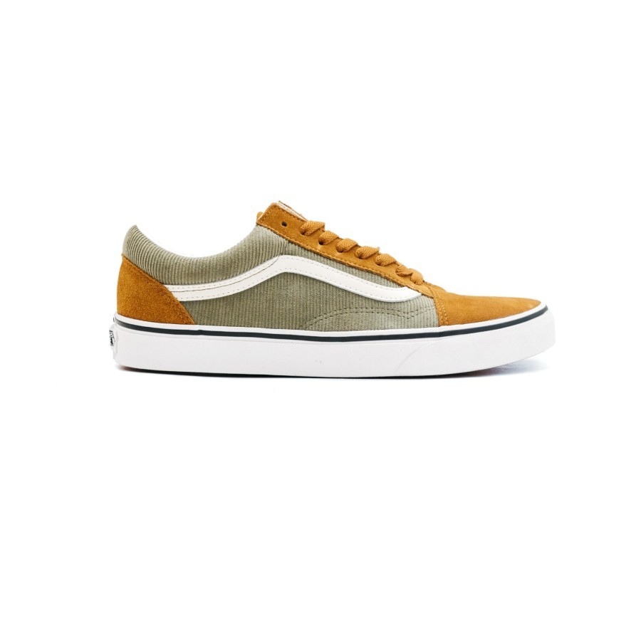 VANS OLD SKOOL MINI CORD GREEN/BROWN