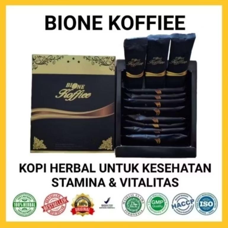 

KOPI BIONE KOFFIEE ORIGINAL 100% 5 SACHET