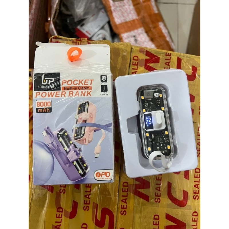 powerbank pocket umaxxipro 8000 mAh