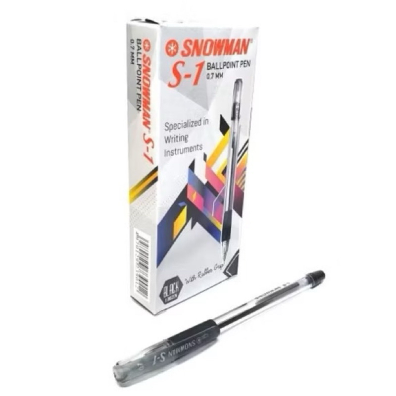 

(12pcs) PEN PULPEN SNOWMAN S1 SEMI GEL 0.7mm