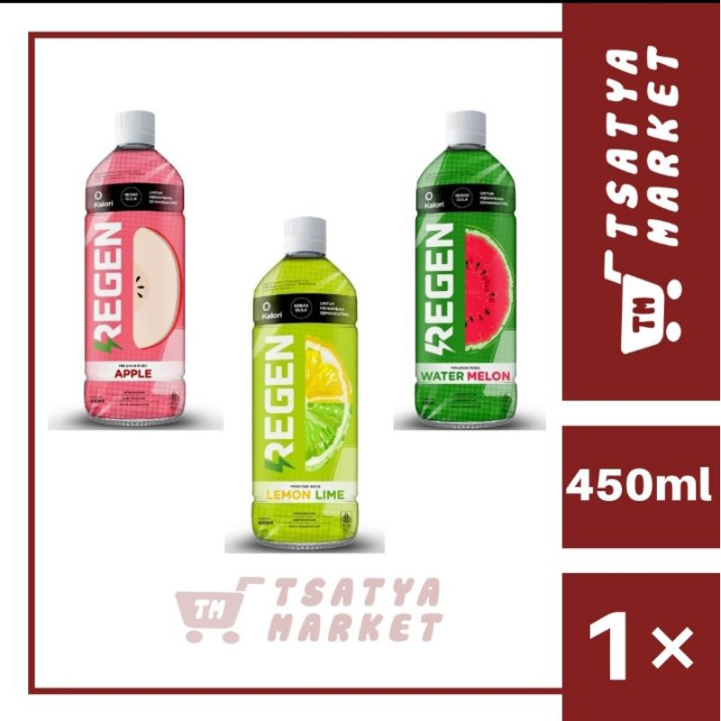

REGEN MINUMAN SEHAT BEBAS GULA VARIAN RASA SEMANGKA / JAMBU / LEMON 450ML