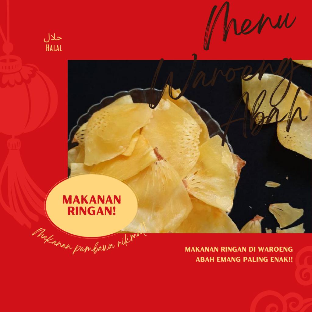 

Cemilan Keripik Sukun Gurih Dan Renyah 500gram