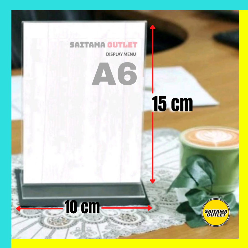 

Nomor Meja Akrilik Qris - acrylic tent holder - tent card - tempat menu akrilik ukuran A6