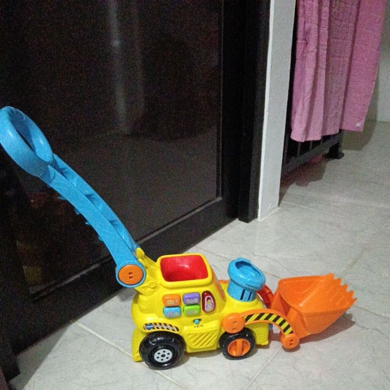 vtech mainan anak prelove mobil excavator