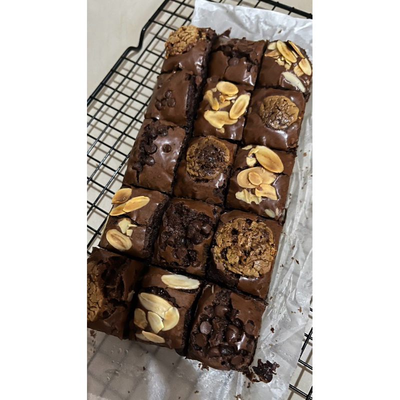

brownies fudgy sekat 20x10