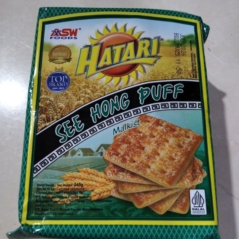 

Biskuit Hatari dengan Varian rasa 245 gr