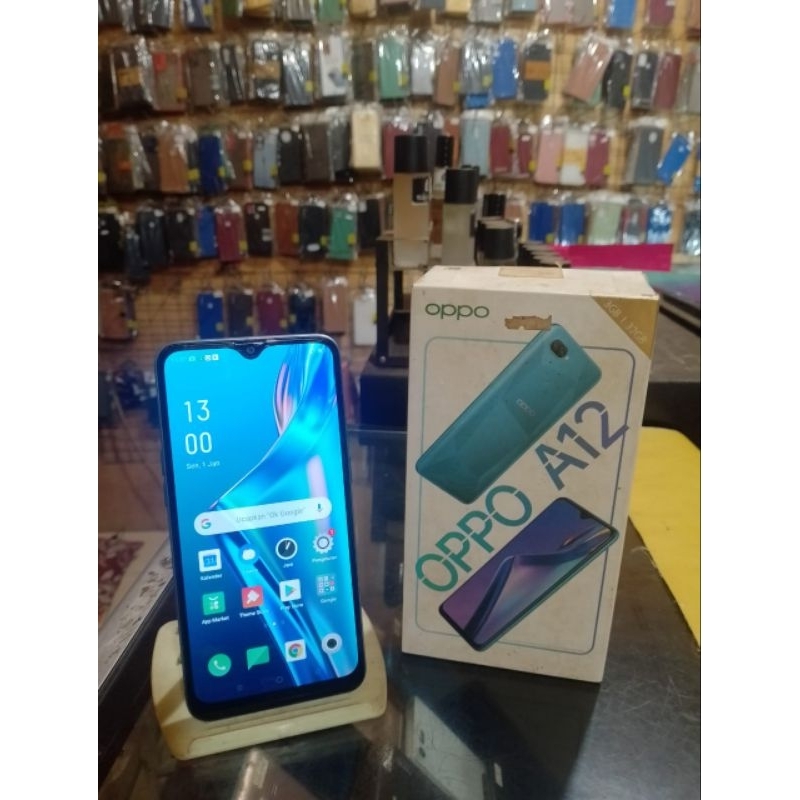 OPPO A12 ORIGINAL RAM 3/32 TIDAK ADA MINUS KECUALI LECET PEMAKAIAN DAN HP ORIGINAL BUKAN REFURBISH/K