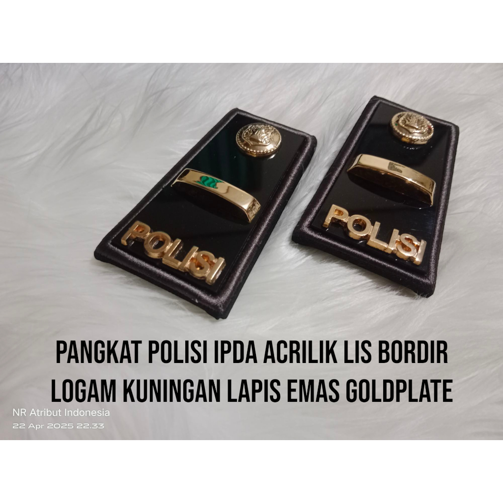 Pangkat PDH IPDA,Pangkat Ipda,Pangkat Ipda Lis Coklat,Pangkat Polisi murah,Pangkat Polri