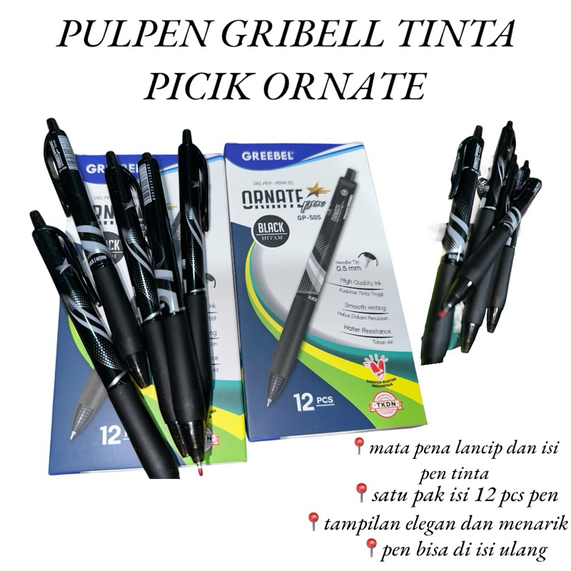 

PULPEN/BALLPOINT GRIBELL ORNATE