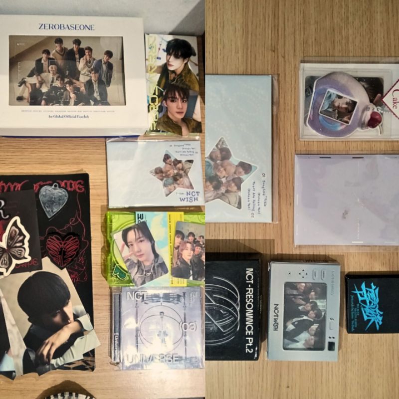 kartu foto album kpop vertical flip dreamini mini cake birthday jeno resonance universe jewel case d