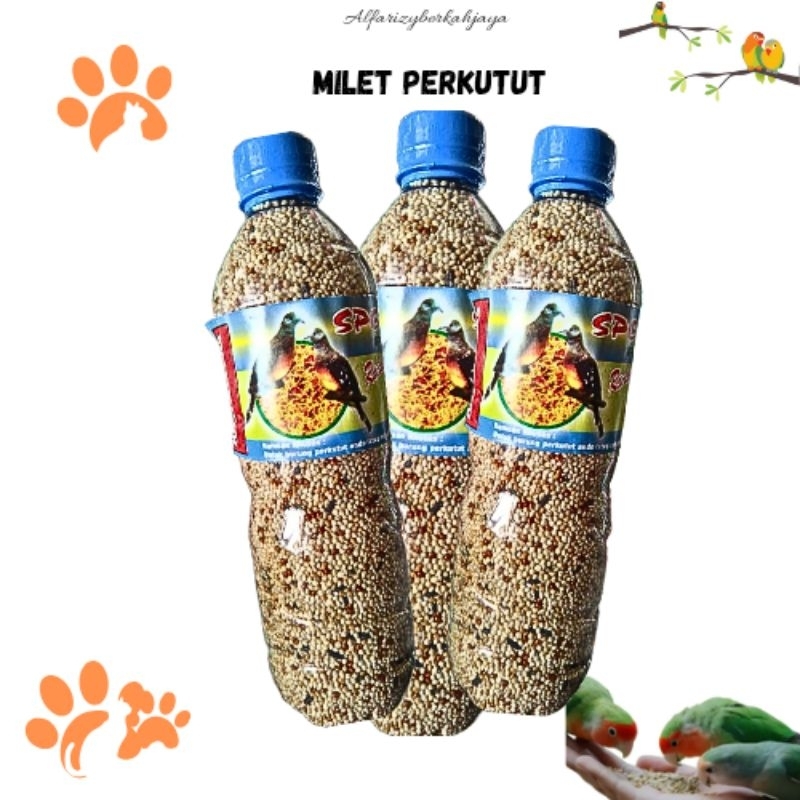 Pakan Burung Perkutut Kemasan Botol