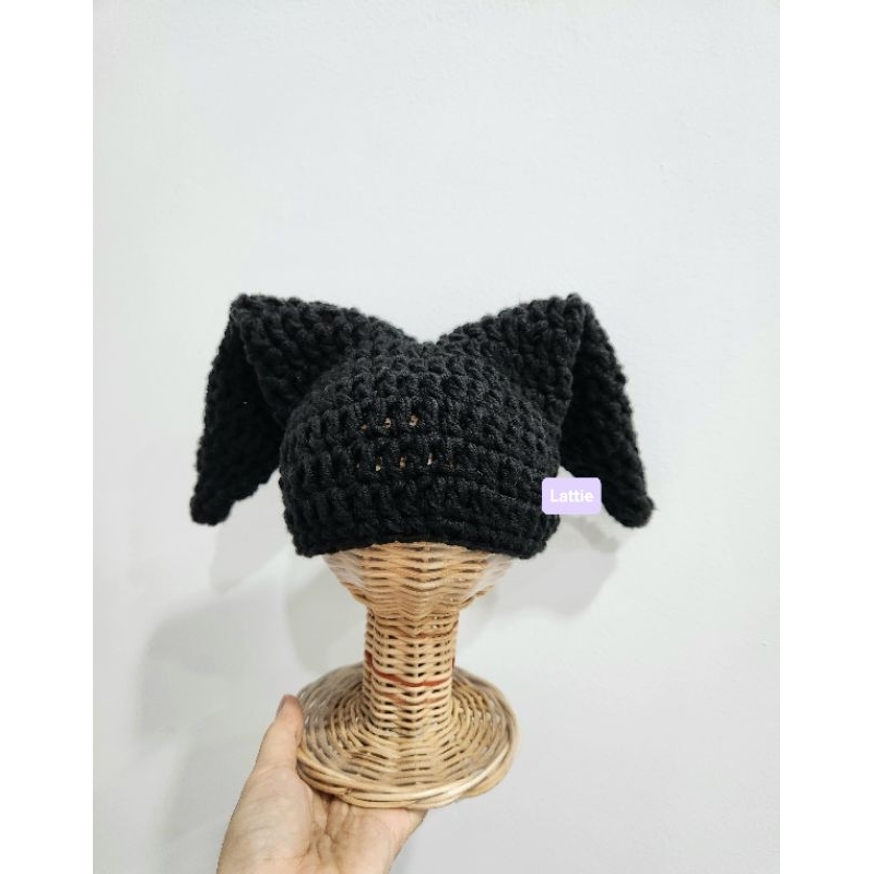 HANDMADE TOPI BONEKA NEWBORN BEANIE JHOPE BTS JACK IN THE BOX/BEANIE JHOPE/BEANIE HITAM/BLACK BEANIE