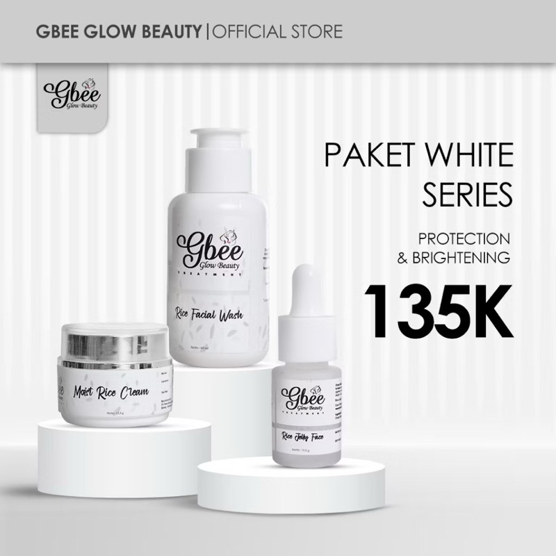 GBEE GLOW || Paket White Series Skincare Gbee Glow