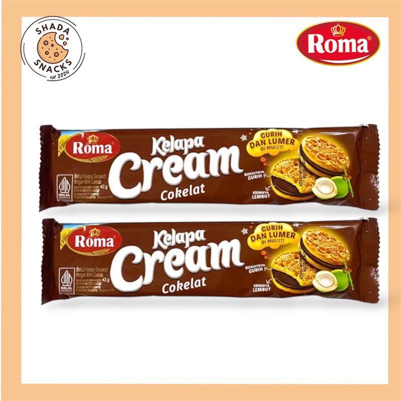 

Roma Kelapa Cream Coklat | Jajan Murah | Ecer