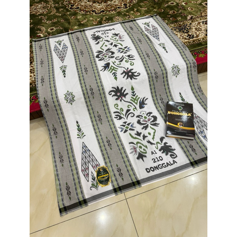 Sarung Donggala Kembang Motif Sutra A1 210 New