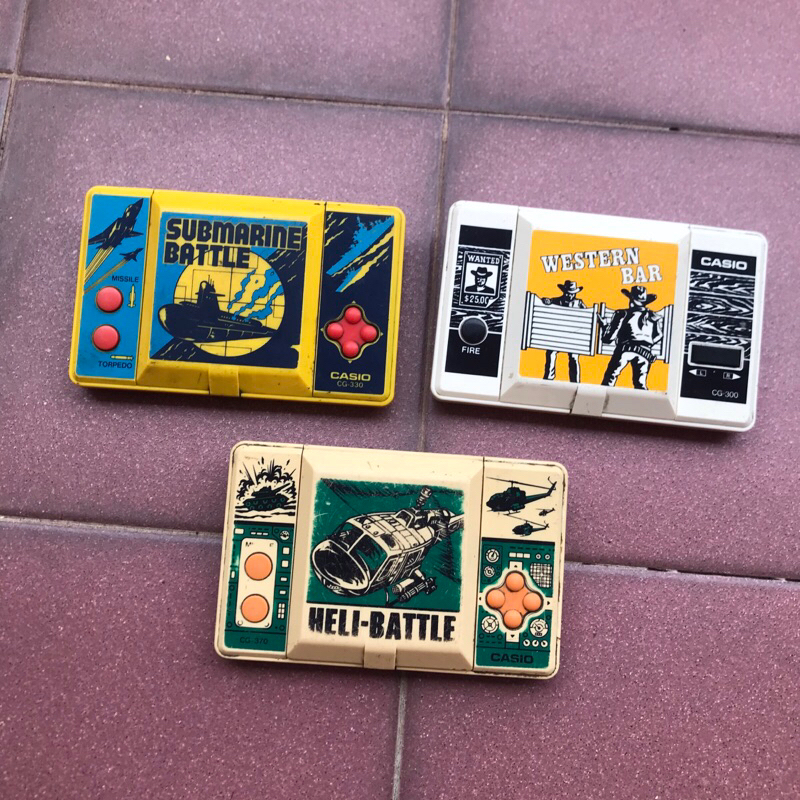 gimbot casio sepaket 3biji western bar submarine battle heli battle