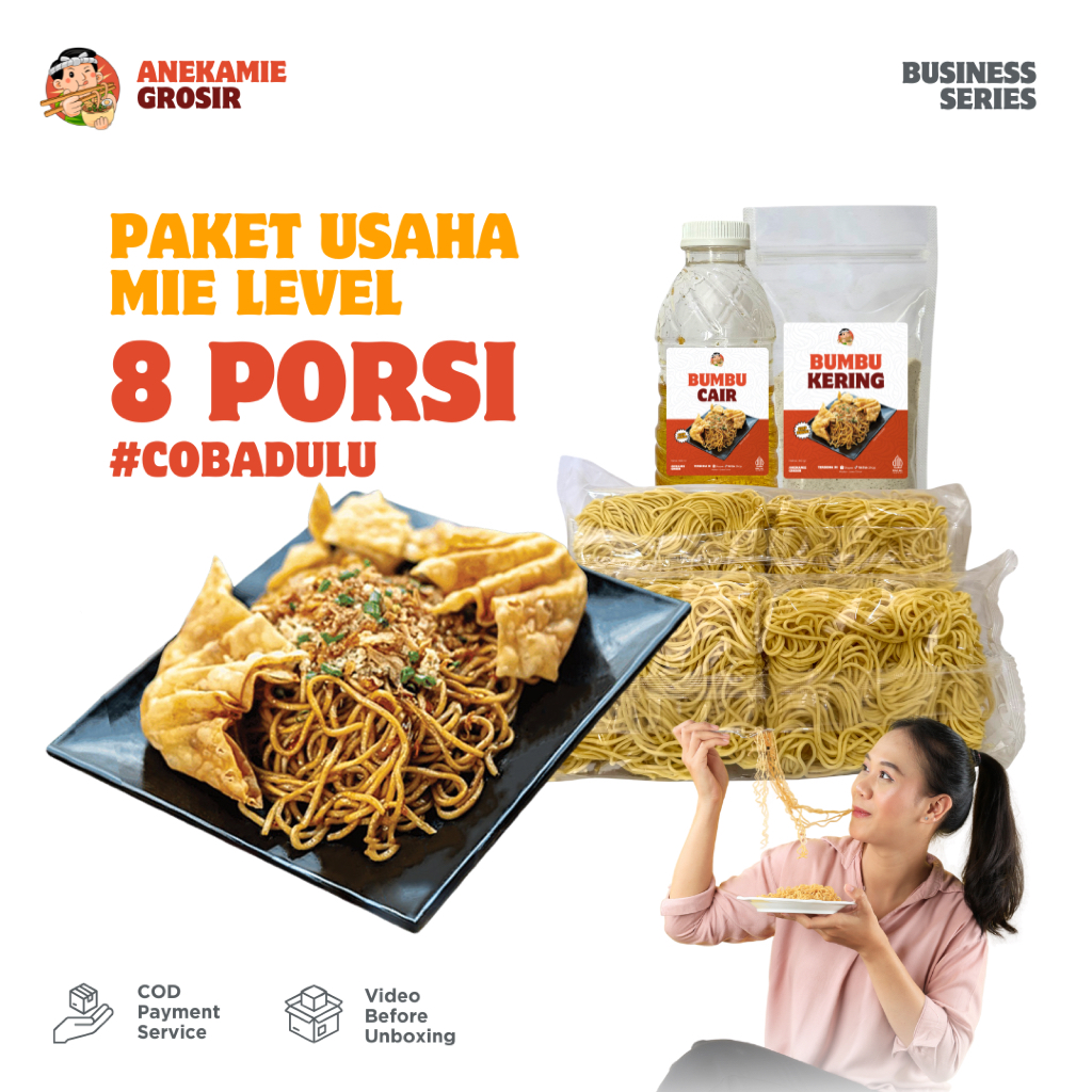 

PAKET HEMAT 8 PORSI Usaha Mie Level Kekinian di Rumah ala Gacoan, Mie Setan, Mie Kober, Wizzmie