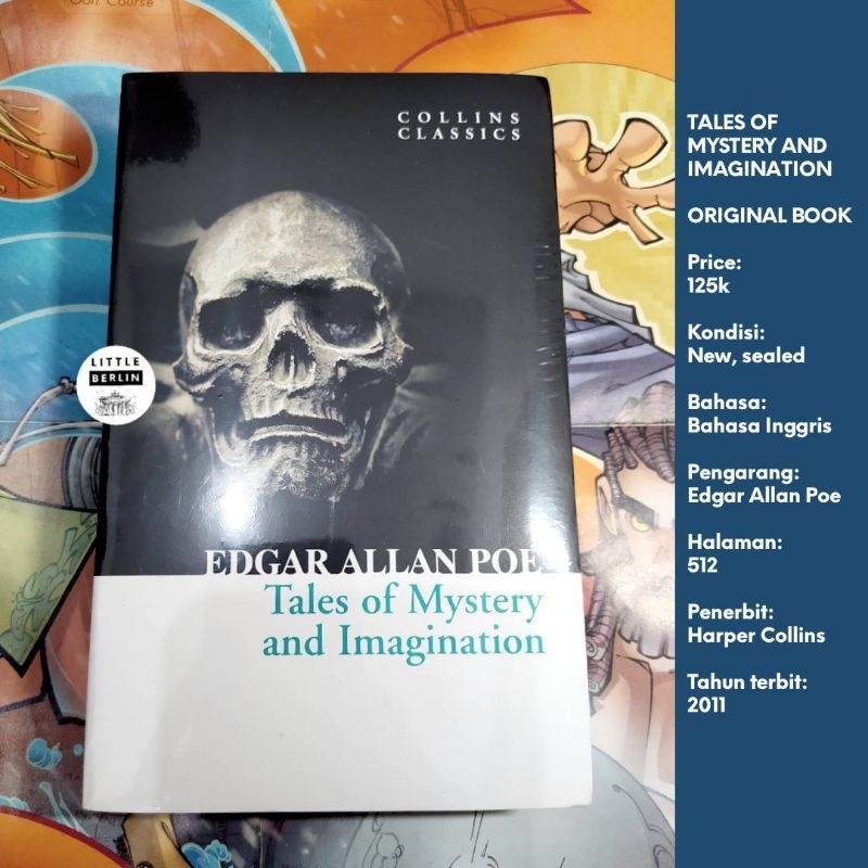 ORIGINAL Novel EDGAR ALLAN POE Tales of Mystery and Imagination English Edition Harper Collins Class