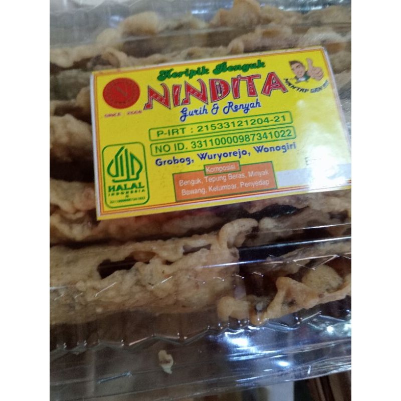 

Kripik Benguk Nindita Wonogiri,sangat lezat .